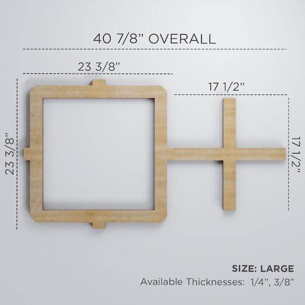 Large Carlisle Decorative Fretwork Wood Wall Panels, Alder, 40 7/8W X 23 3/8H X 3/8T